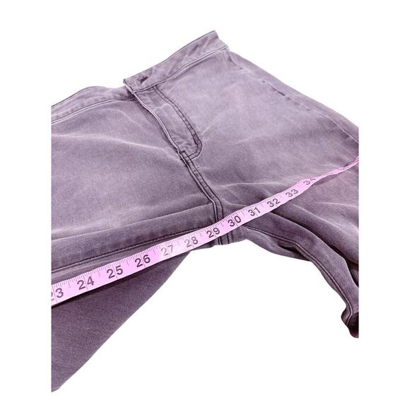 FREE PEOPLE 30x29.5 Just Float On Flare Bell Bottom Jeans in Washed Black gray - Picture 7 of 8